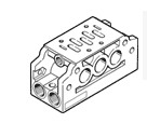 FESTO費(fèi)斯托氣路板底座，NAW-1/4-01-VDMA