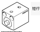 ADVC-16-10-A-P，德國(guó)費(fèi)斯托FESTO短行程氣缸