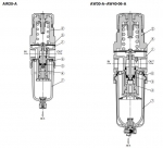 AW30-03G-A，日本SMC減壓閥AW40-04DG-1-A